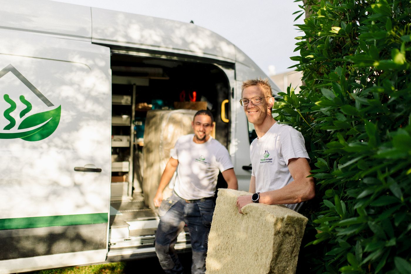 Biobased isolatiemateriaal wordt uit de bus gehaald